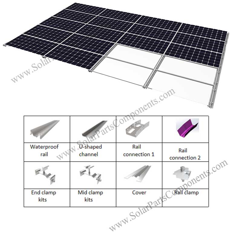 solar waterproof structure main components parts